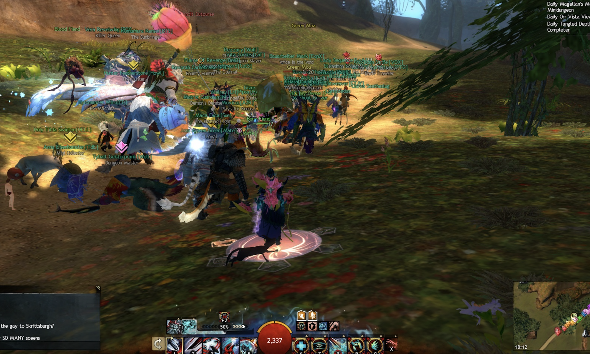 Pride parade in GW2